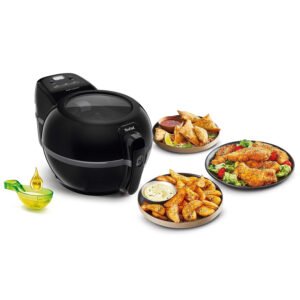 Air Fryer 1.2kg Capacity 1550W 6 People Low Oil Automatic Scoop Black