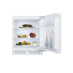 Integrated Undercounter Fridge 135L Adjustable Shelves LED Display White