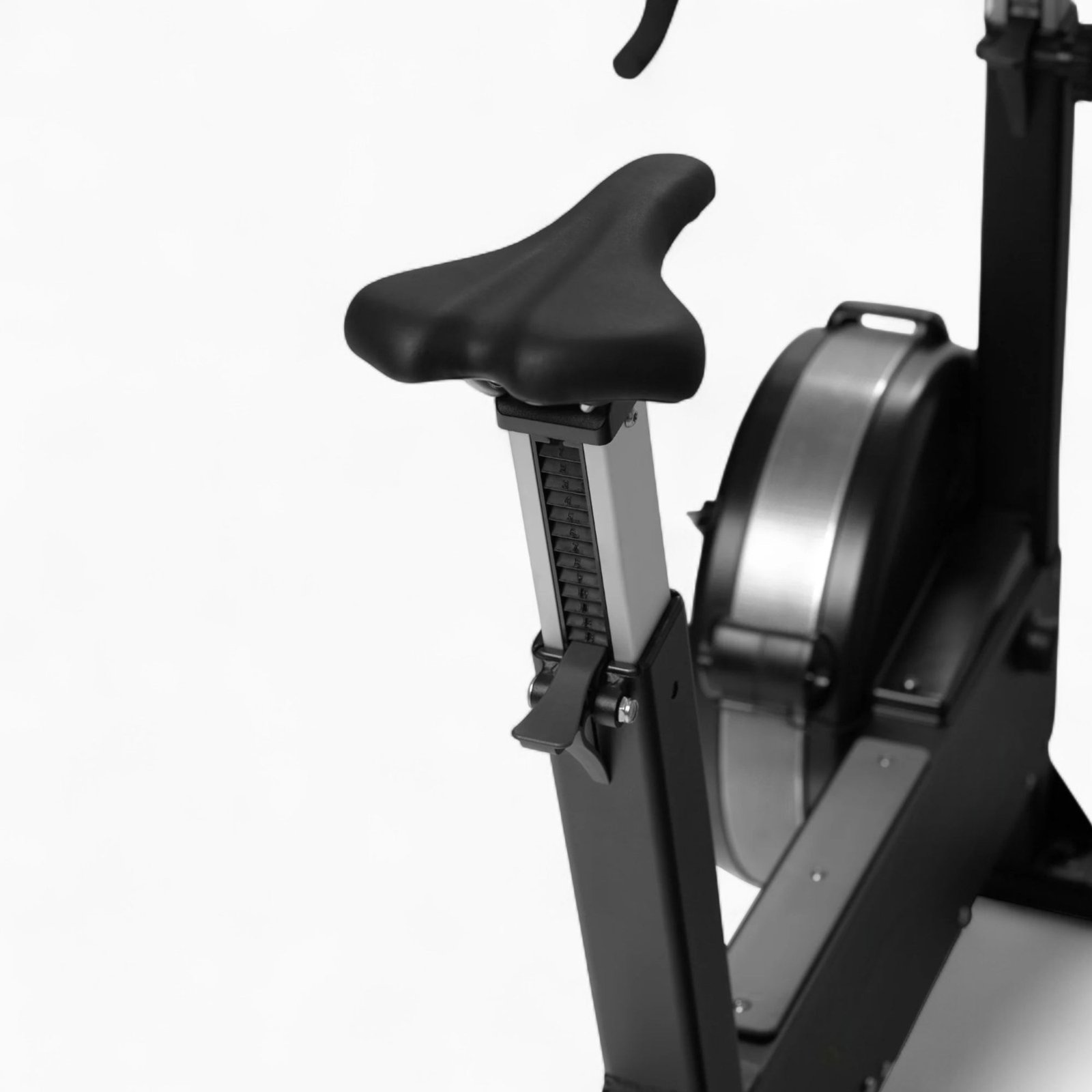 Air Resistance Exercise Bike with Freewheel Clutch and Belt Drive - Image 8
