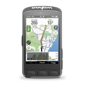 GPS Bike Computer 3.8 Inch Colour Touchscreen Wind Sensor and 30 Hour Battery