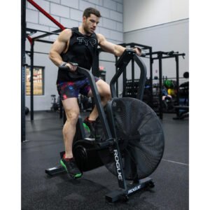 Heavy-Duty Steel Air Bike with Belt Drive and Bluetooth LCD Console