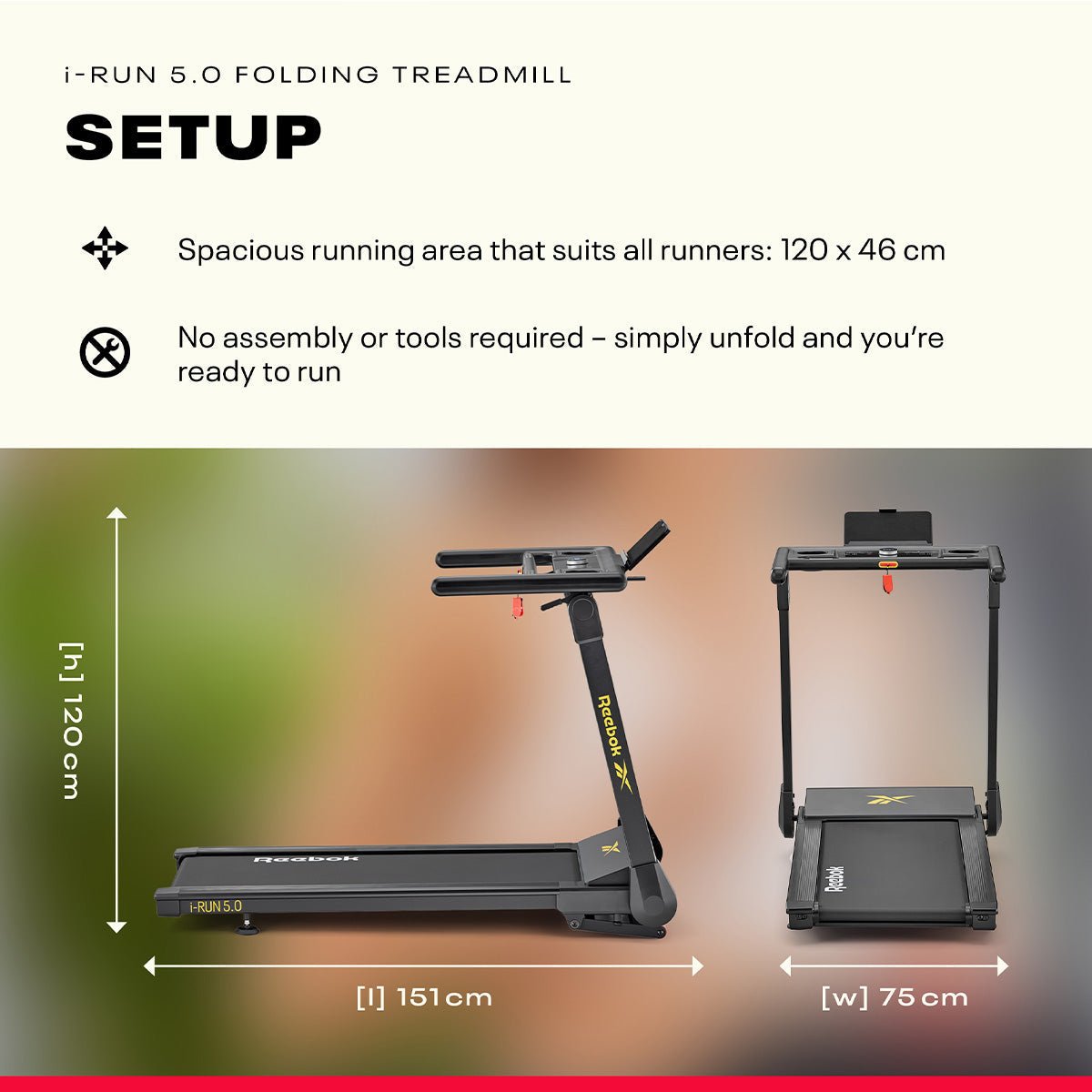 Ultra-Compact Folding Treadmill 15 km/h, 12-level Incline, Folds to 31 cm - Image 12